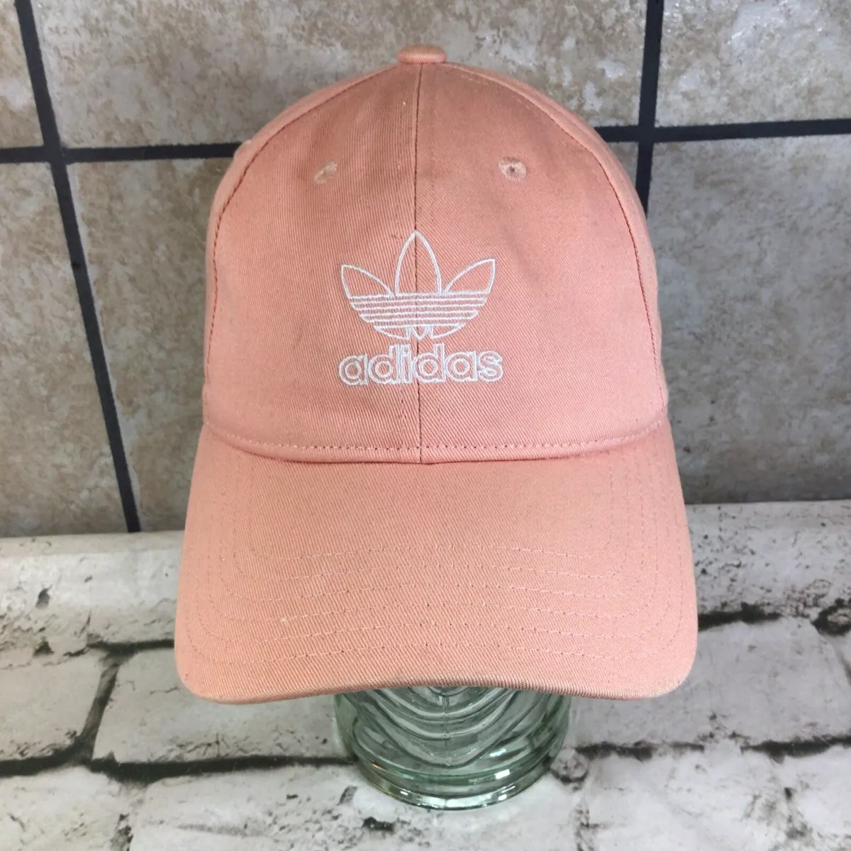 Adidas Hat Womens One Size Pink Strapback Adjustable Baseball Cap