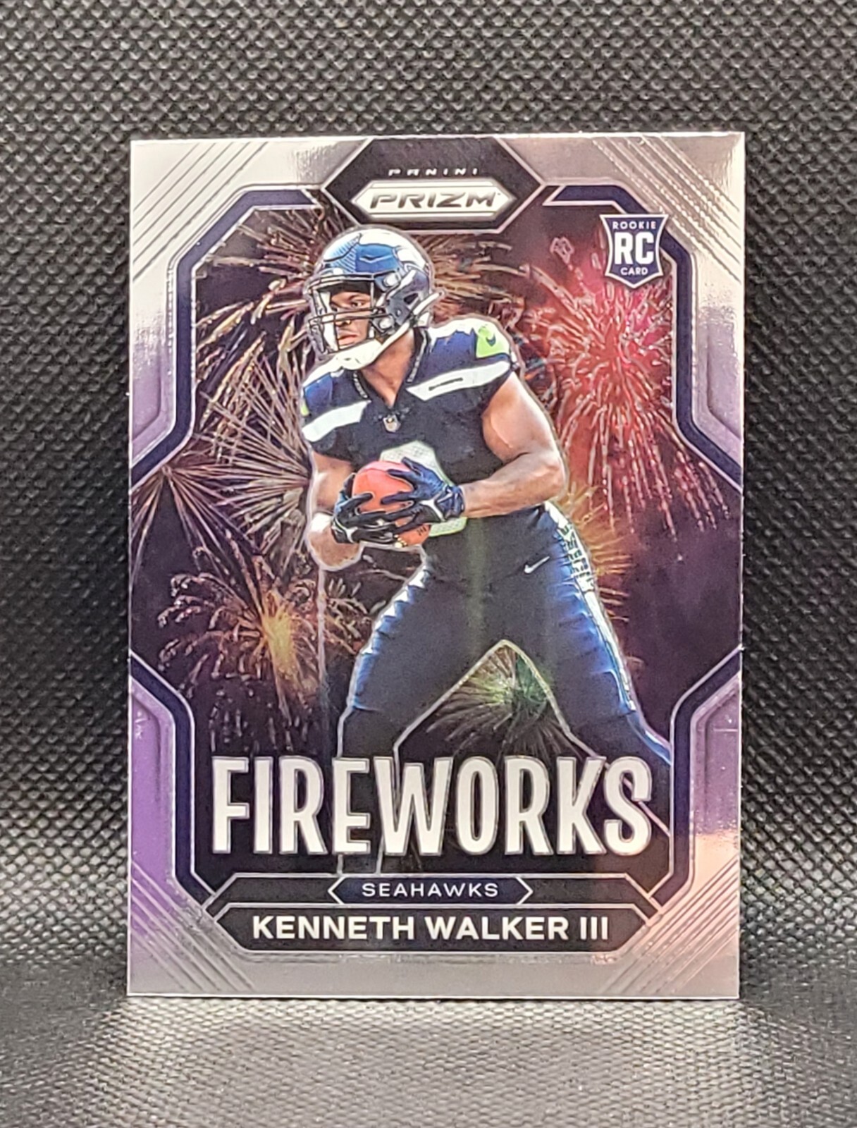 2022 Panini Prizm Kenneth Walker III Rookie Fireworks Silver Prizm