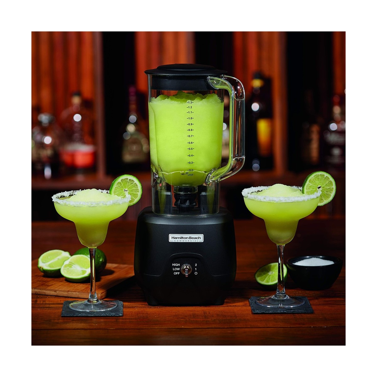 Hamilton Beach Commercial 908R 44Oz Bar Blender, 2 Speed, 1 HP