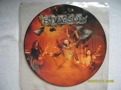 SAMSON RIDING WITH THE ANGELS RCA RECORDS UK 7'' PICTURE DISC VINYL SINGLE NWOBHM