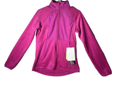 Women's Polartec Fleece Jacket - All in Motion Pink XS Warm Soft Zip Up