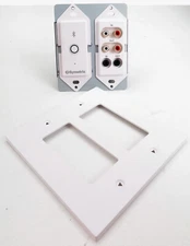 Symetrix xIO Bluetooth RCA-3.5 Wallplate - White
