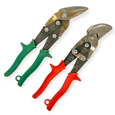 Wiss M7, M6 Offset Snip Cutters With Coated Handle Right Cut, 2 Pcs