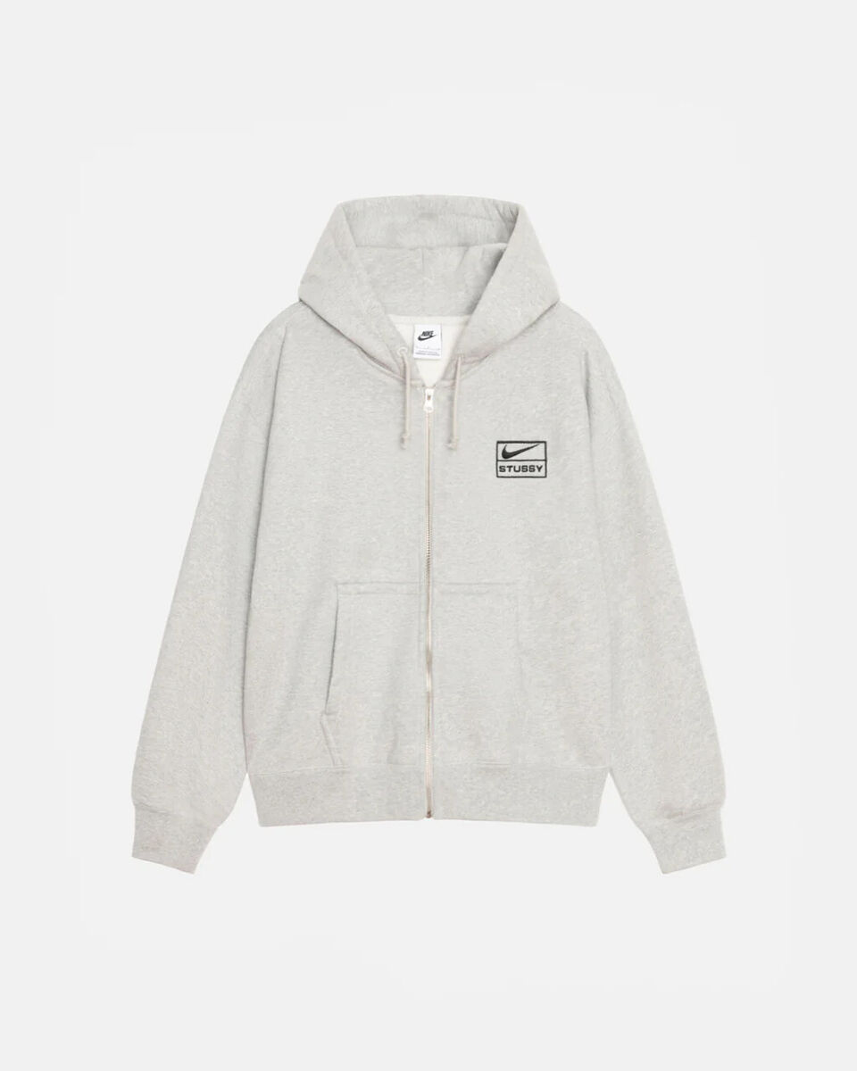 Stussy x Nike STONE WASHED FLEECE ZIP HOODIE BLACK LIGHT Stussy x Nike STONE WASHED FLEECE ZIP HOODIE BLACK LIGHT