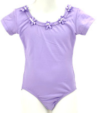 NWT Eurotard Flower Leotard 33914 Ballet Toddler  Girls XS S M Black Lilac Pink