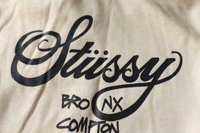 Stussy World Tour Hoodie Men's Size Large Cream White Fleece Stussy World Tour Hoodie Men's Size Large Cream White Fleece