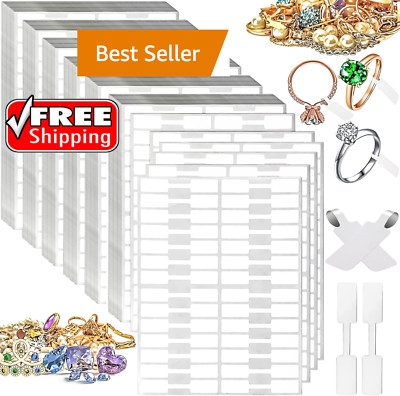2000 Pcs Blank Jewelry Price Tags Jewelry Stickers Necklace Ring Display Labels 