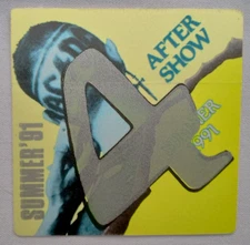 AC/DC 1991 Razors Edge World Tour Unused Satin Backstage Pass (OTTO)