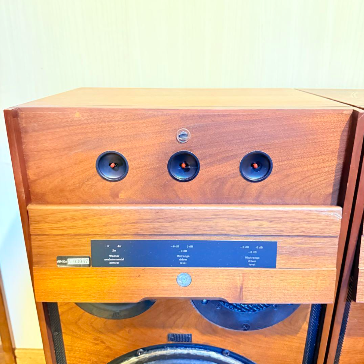 ACOUSTIC RESEARCH AR-10π Vintage Speaker Pair Super Rare Free