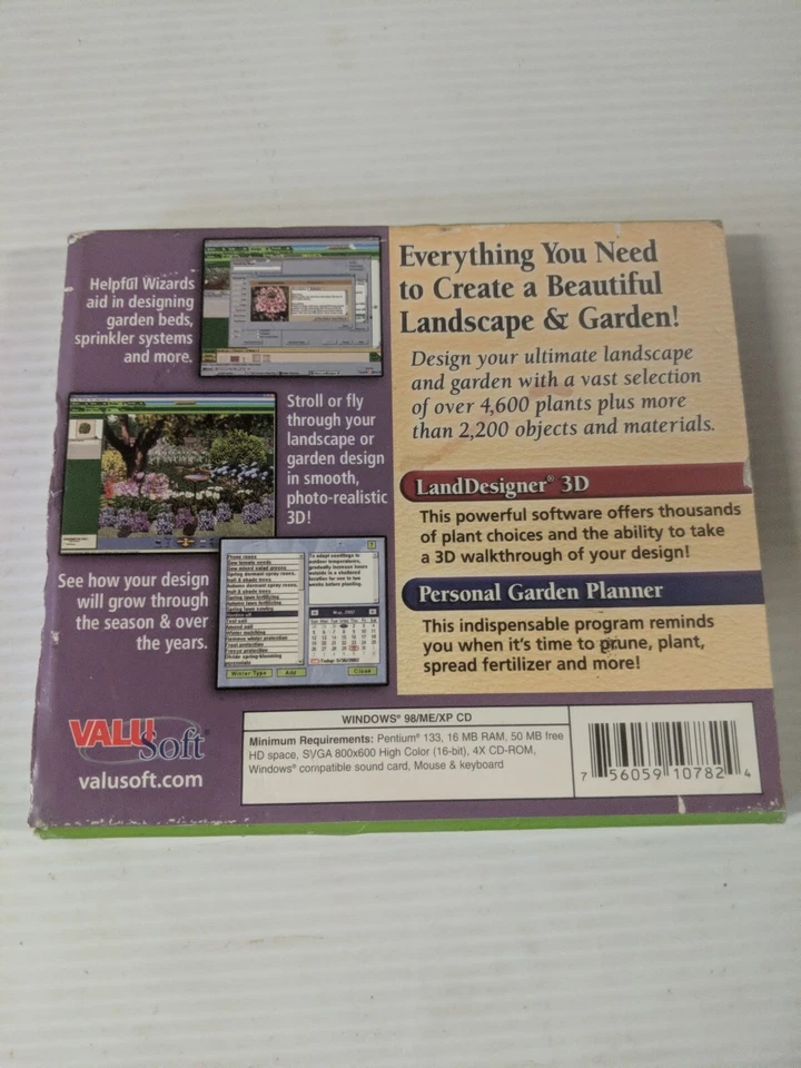 Custom 3D Land PC CD LandDesigner 3D/Personal Garden Planner Design ~ #174b - Image 2 of 3
