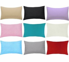 Soft 100% Brushed Cotton Baby Toddler Cot Bed Pillows / Inner Cushion / Cover