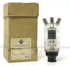 Rura Telefunken RS377 / RS 377 II, rzadka trioda mocy z podstawą garnka, NOS