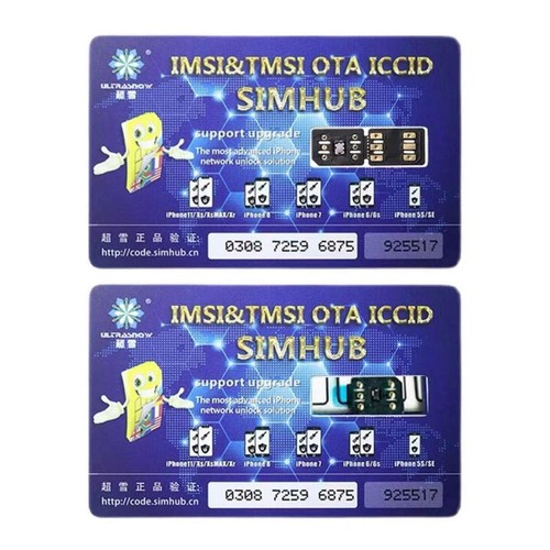 for iphone 13 12 11 Max Pro X XR XS Max 4G ICCID Heicard SIM Turbo Unlock F4U2 - Photo 7/13