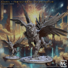 Azarel - Epic Winged Celestial Lion Beast - Artisan Guild - Dungeons and Dragon