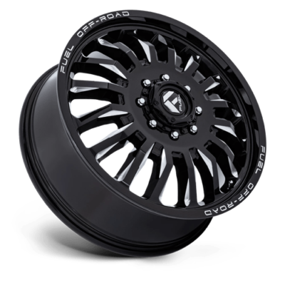 Fuel 1PC D868 ARC DUALLY 22.5X8.25 8X165.1 -227mm Gloss Black