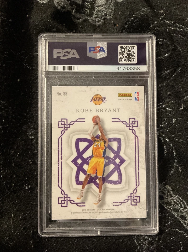 2016 panini exalibur crusade camo #88 kobe Bryant gem mint psa 10 - Image 2 of 2