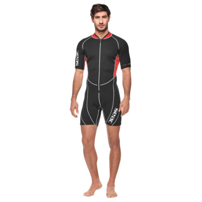 Open Box Seac 2.5mm Mens Ciao Shorty High Stretch Neoprene Wetsuit, XX-Large
