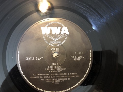 GENTLE GIANT "In A Glass House" 1973 UK 1st WWA 002 Super Deluxe NM w/Die Cut - Picture 3 of 12