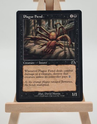 Plague Fiend Prophecy (PCY) Magic Karte MTG Englisch (Seuchenunhold) 73/143