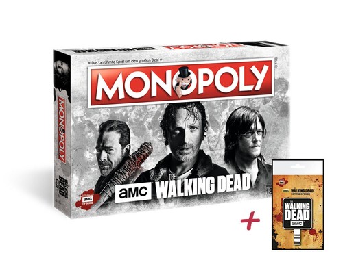 Monopoly The Walking Dead AMC juego de mesa juego de mesa + artículos adicionales - Imagen 5 de 9
