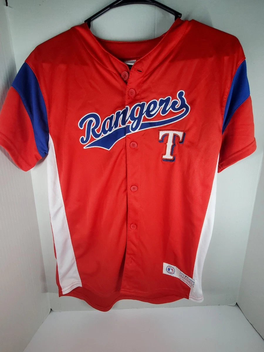 GENUINE MLB TEXAS RANGERS YOUTH JERSEY SIZE Unkown eBay