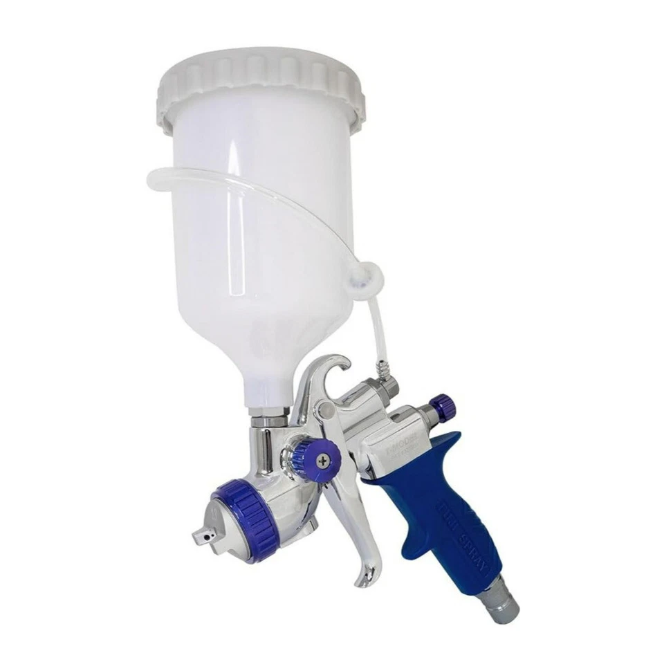 Pulverizador de turbina gris Fuji Spray D6 6 etapas HVLP con sistema de pulverización T75G HVLP Foto 2 de 4