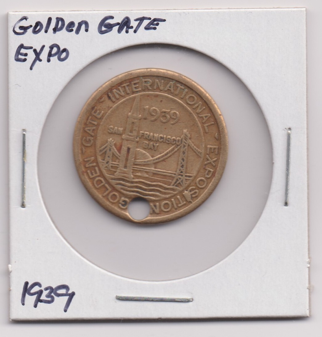 1939 Golden Gate International Expo- Tower of the Sun token