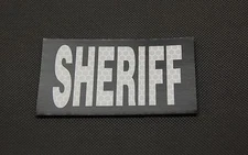  SOLAS IR Reflective SHERIFF Department County LEO Patch 3M SOLAS Infrared