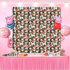 Romantic Artificial Flower Wall Panel Rose Wedding Bouquet Floral Decor 60*40cm