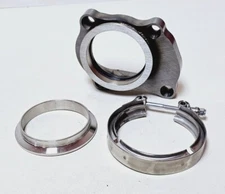 CT26 Downpipe Turbo Flange 3.0" Outlet V-band Fit Toyota Supra Kit 3.0 7MGTE MK3