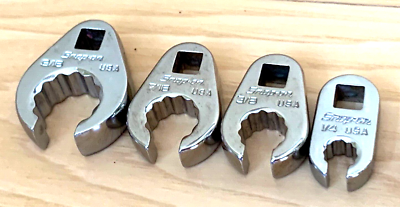 #ad NEW Snap On USA Tools SAE 1 4quot; DR FLARE NUT Line Crowfoot Socket Set Lot Wrench $295.00