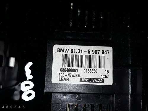 BMW SERIE 3 E46 2000 INTERRUPTOR LHD INTERRUPTOR DE LUZ FAROS ANTINIEBLA 61316907947 - Imagen 3 de 4