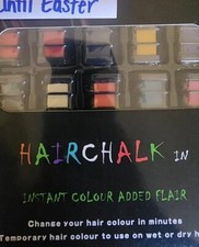 10 Color Washable Hair Chalk Temporary Hair Color Chalk Comb Set for Girls Kids