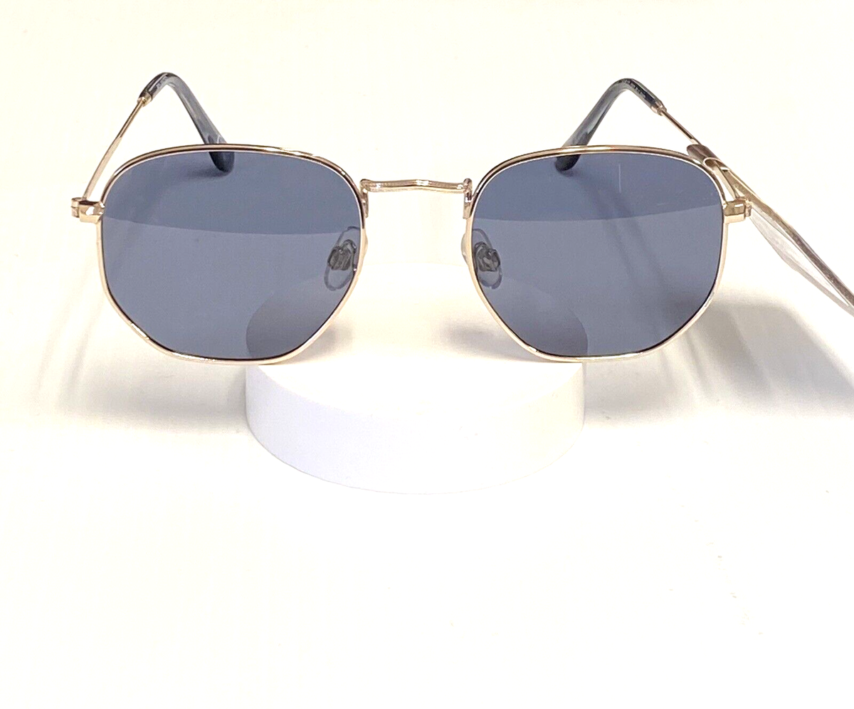 New, Unisex Sunglasses, Panama Jack Gold/Blue 100% UVA-UVB Lens Protection