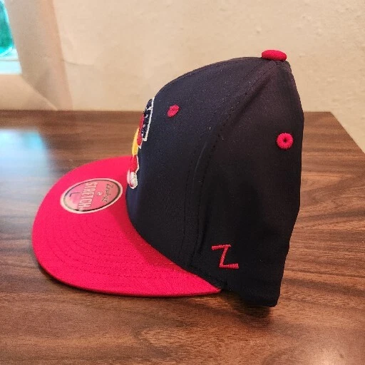 Colorado Centennials American Flag Hat Zephyr Stretch Large Navy And Red Cap - Image 4 of 4