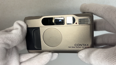 N MINT w/ Box] Contax T2 Titan silver 35mm Point&Shoot Film Camera