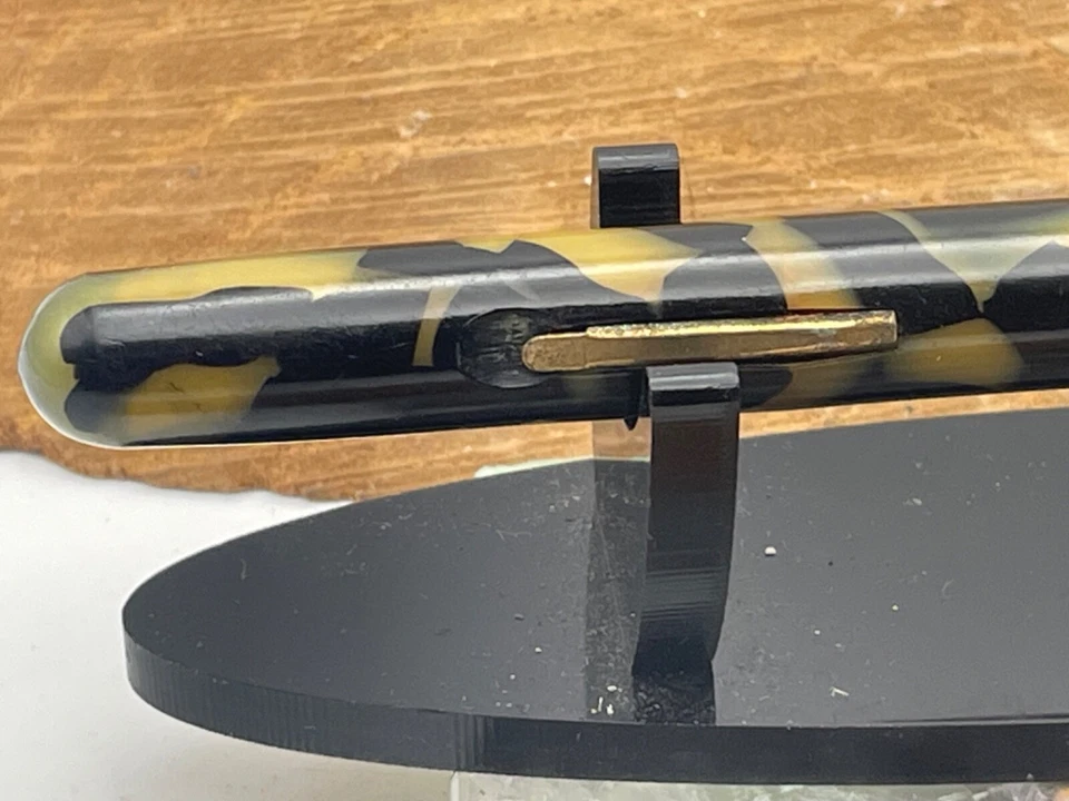 Vintage RARE MERITE Fountain pen cellioud w/14K NIB--2290.24 - Image 3 of 4