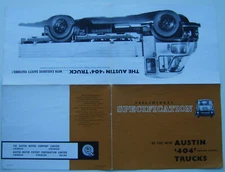 Austin 404 Forward Control Original UK Sales Brochure Ref 1848B Circa 1960