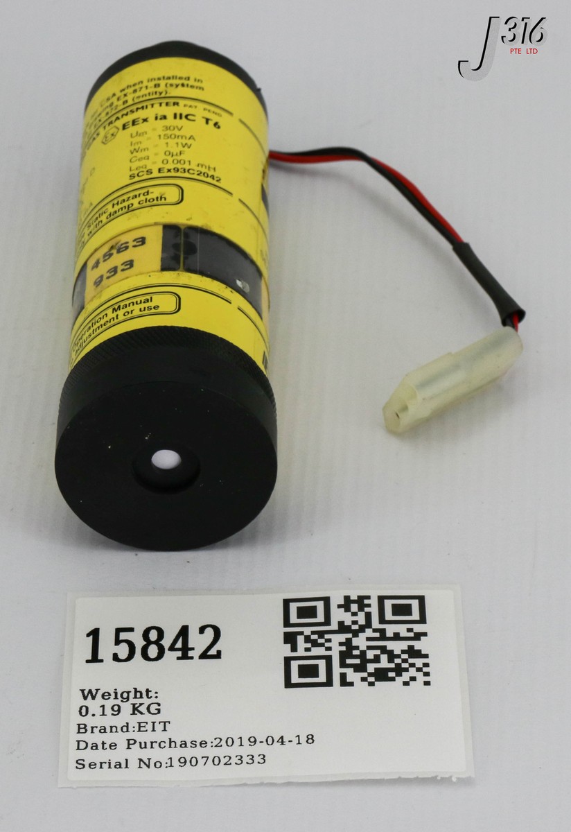 15842 EIT SENSOR STIK 0-10 PPM HF TOXIC GAS TRANSMITTER/CONVERTER