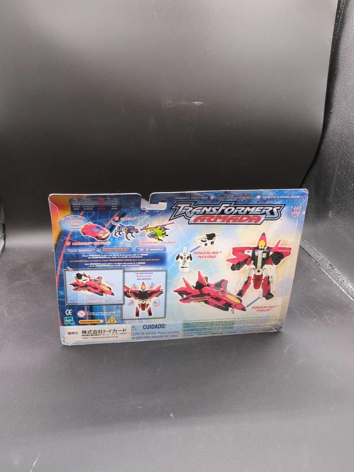 Transformers Armada Red Thrust SEALED Takara Tokyo Toys Dream Project Powerlinx - Image 2 of 2