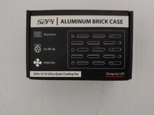 Raspberry Pi 4 Model B Aluminum Case with M.2 SATA SSD Adapter board 3510 Fan