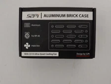 Raspberry Pi 4 Model B Aluminum Case with M.2 SATA SSD Adapter board +3510 Fan