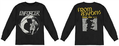 ENFORCER cd lgo FROM BEYOND WORLD TOUR Official LONG SLEEVE SHIRT XL new