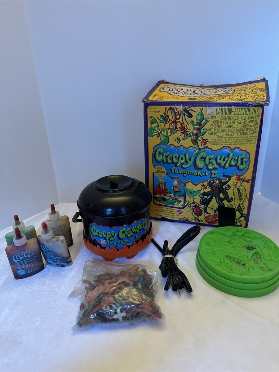 Vintage Creepy Crawlers Thingmaker II with Box & Goop Mattel