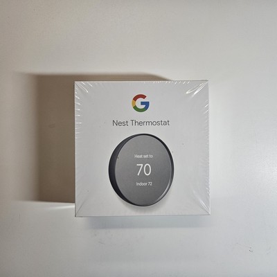 Google Nest Smart Thermostat, Charcoal - GA02081-US
