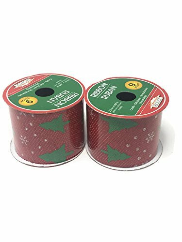 2X cinta de yute arpillera copos de nieve 18 pies 2,5 pulgadas de ancho - Imagen 2 de 3