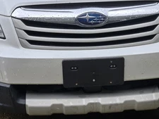 Round Bumper Holes License Plate Holder Tag Bracket for Subaru Outback 2000–2025