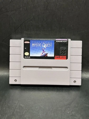 Final Fantasy Mystic Quest Super Nintendo SNES Original Authentic Game Tested!