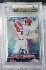 2018 Bowman's Best Power Producers Shohei Ohtani, RC ROY 4-MVP LA PRISTINE10!