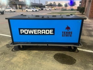 Rhino Hydration SuperCart for sports teams coolers ice towels field supplies